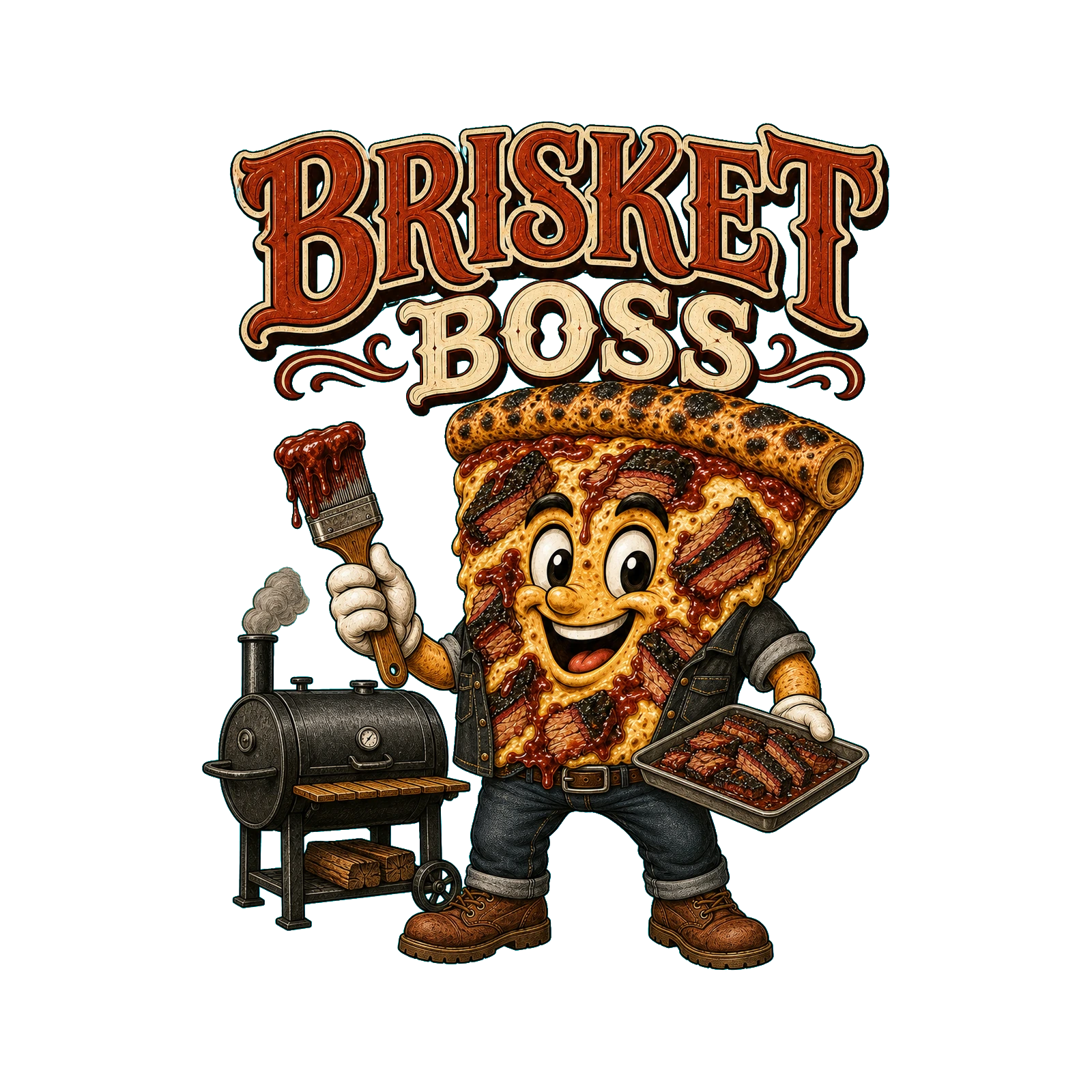 Brisket Boss mascot