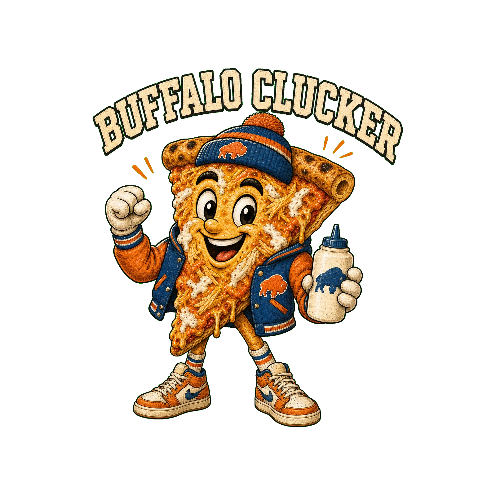 Buffalo Clucker mascot