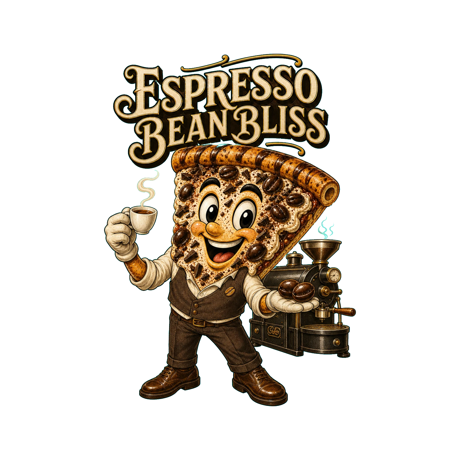 Espresso Bean Bliss mascot
