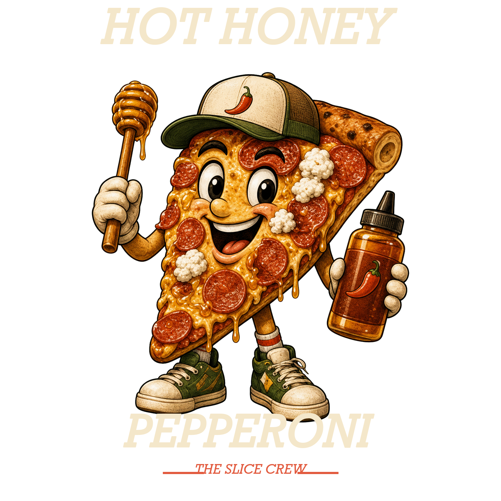 Hot Honey Pepperoni mascot