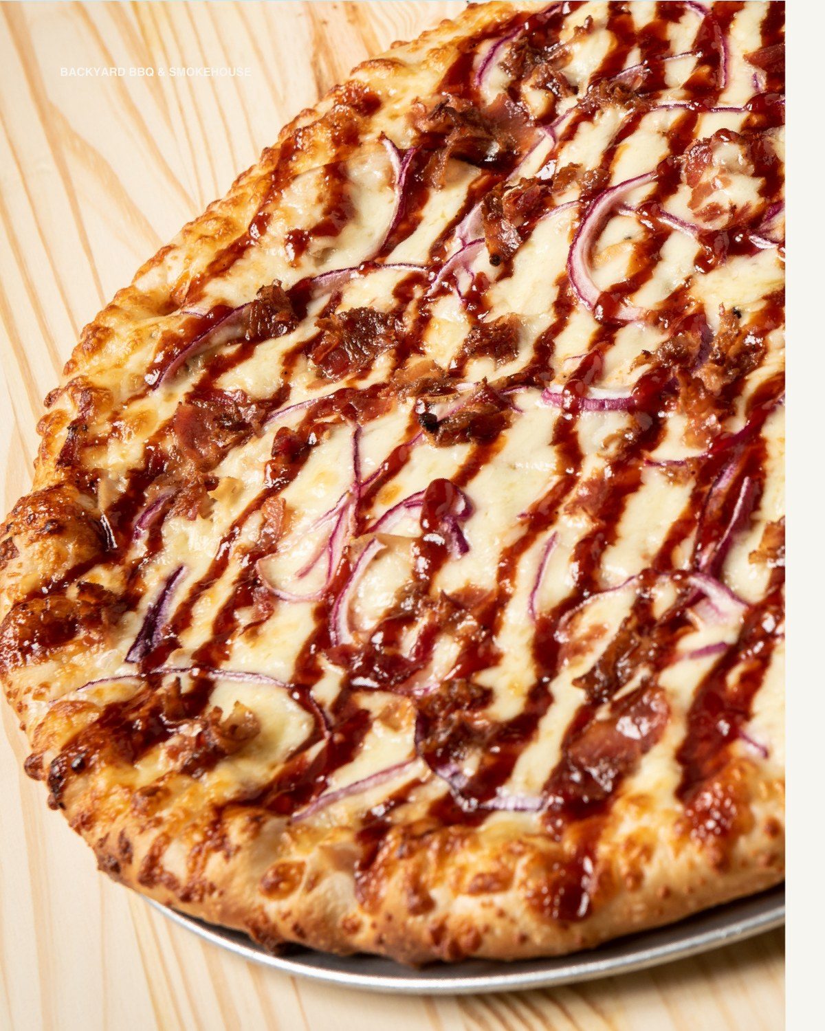Hickory Heaven pizza