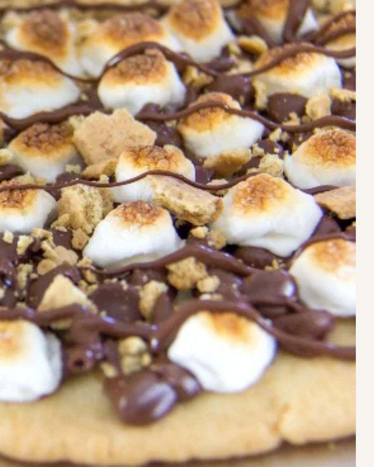 S'mores dessert pizza from the cookbook image library