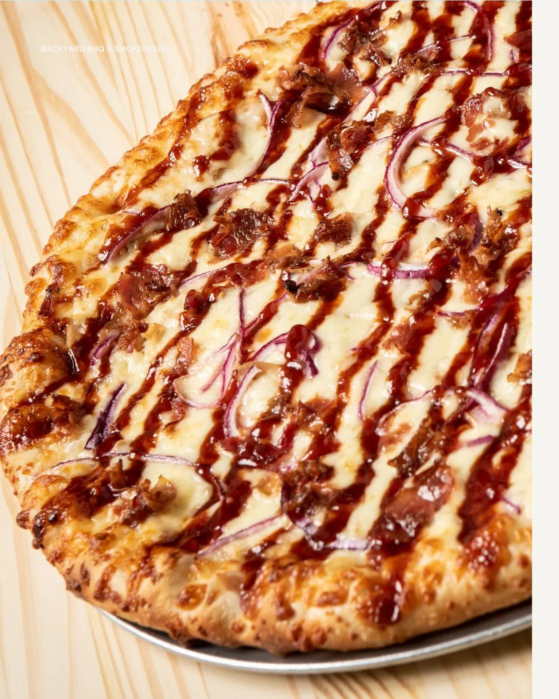 Hickory Heaven pizza